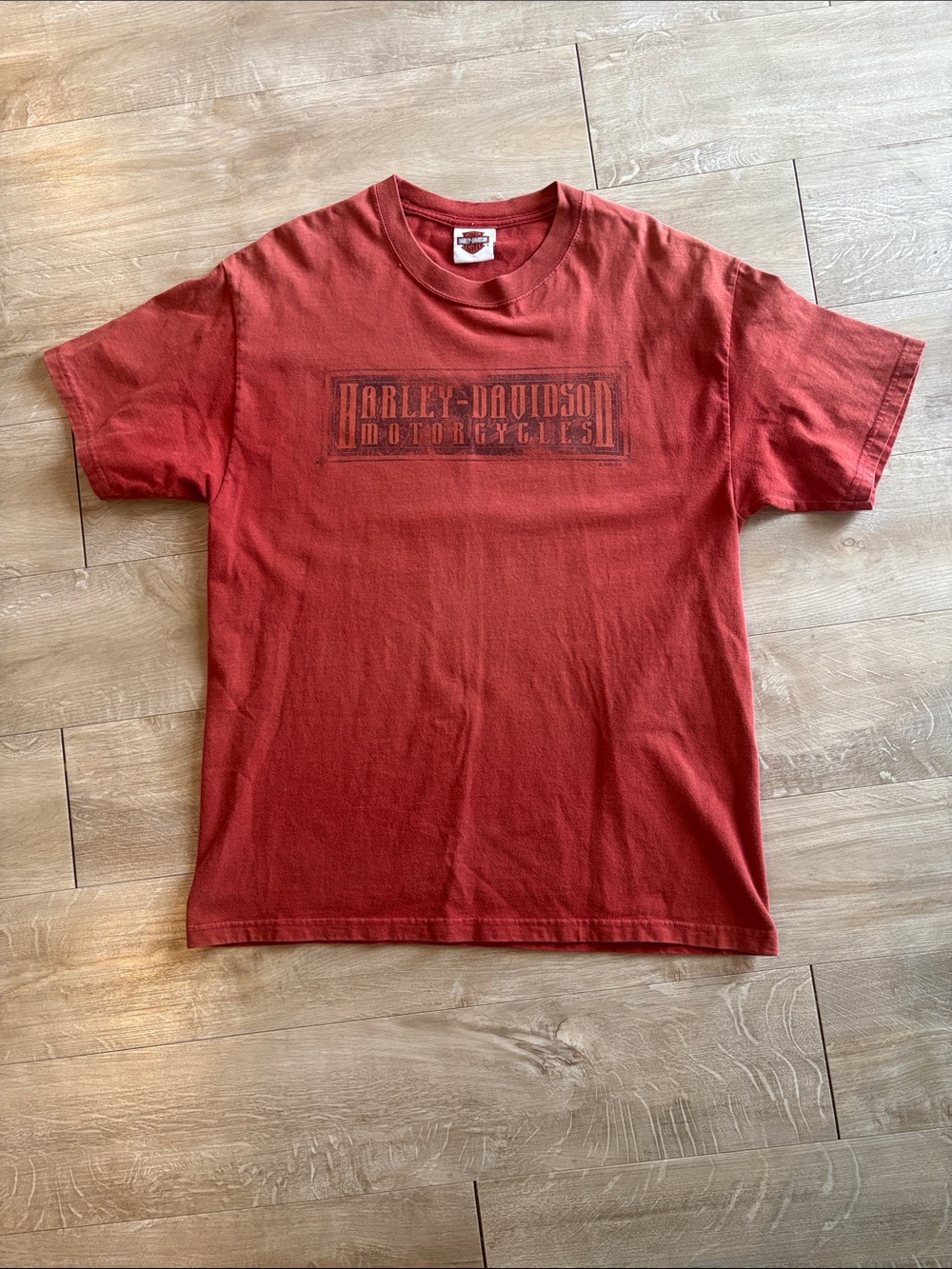 Harley-Davidson Crew Neck Logo Tee Shirt PTP 20.5”